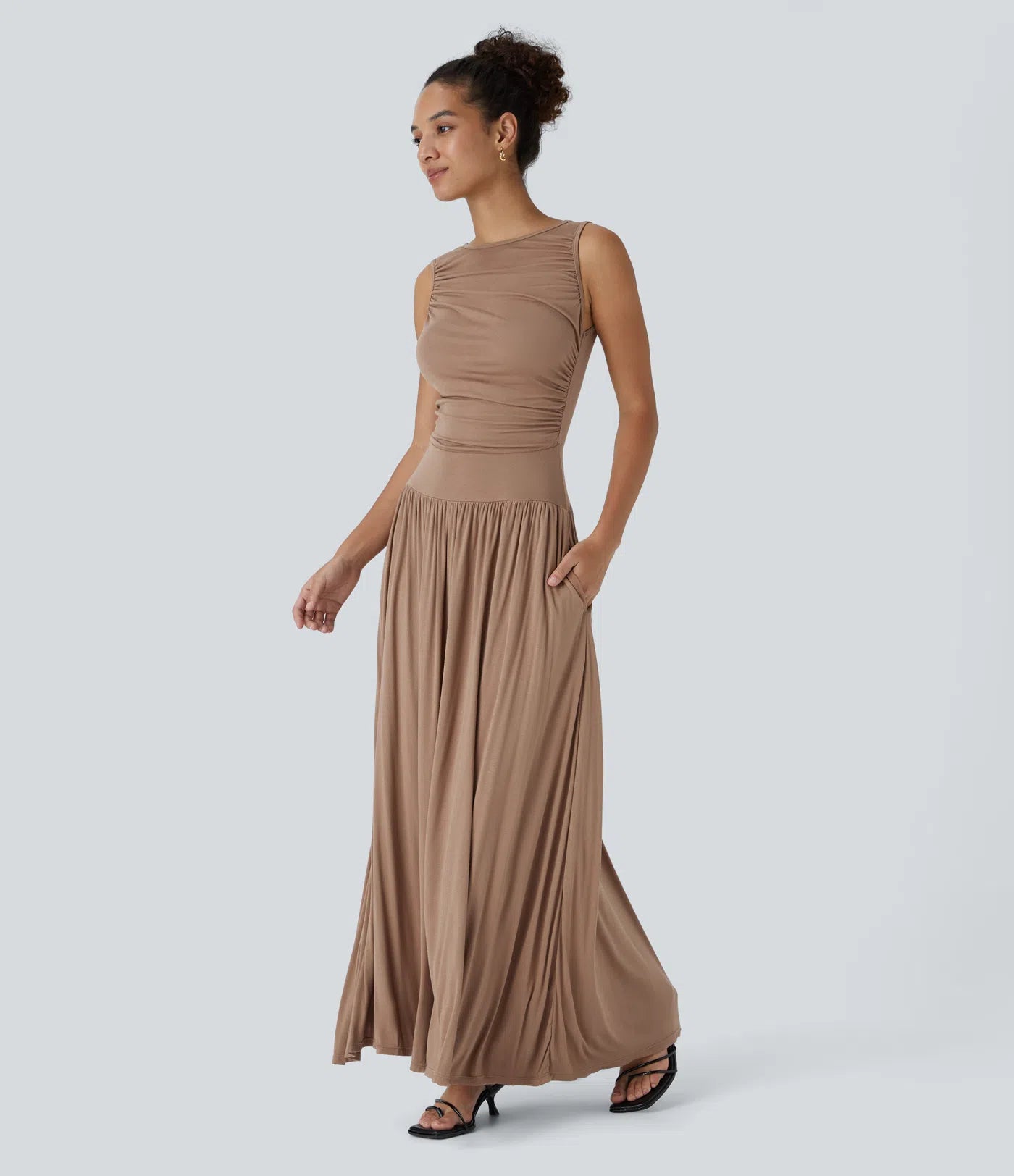 Nellie's| Maxi Dress with Ruffles and Pockets