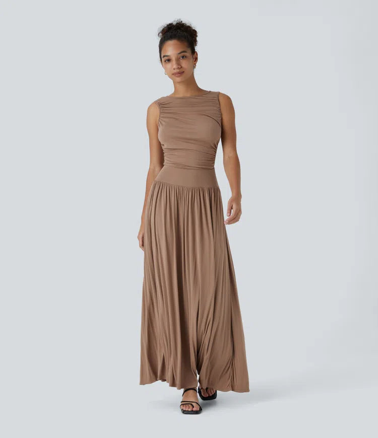 Nellie's| Maxi Dress with Ruffles and Pockets