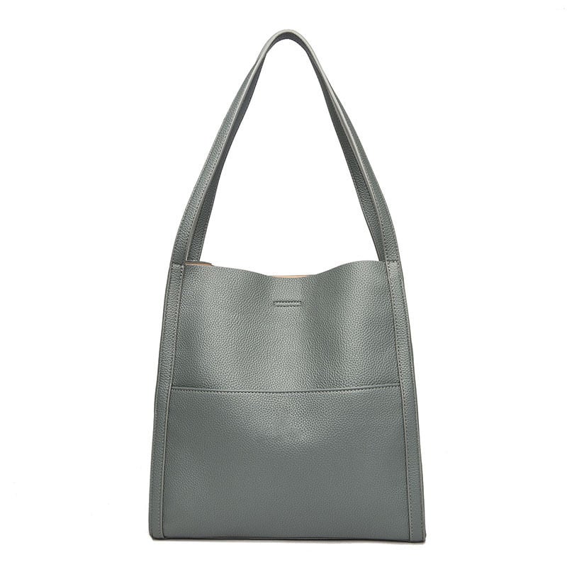 Simple Leather Shoulder Bag