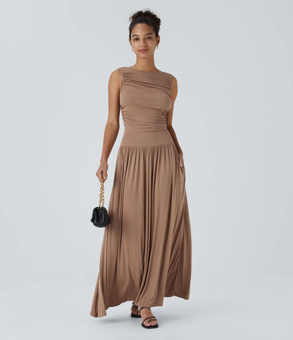 Nellie's| Maxi Dress with Ruffles and Pockets