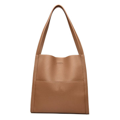 Simple Leather Shoulder Bag