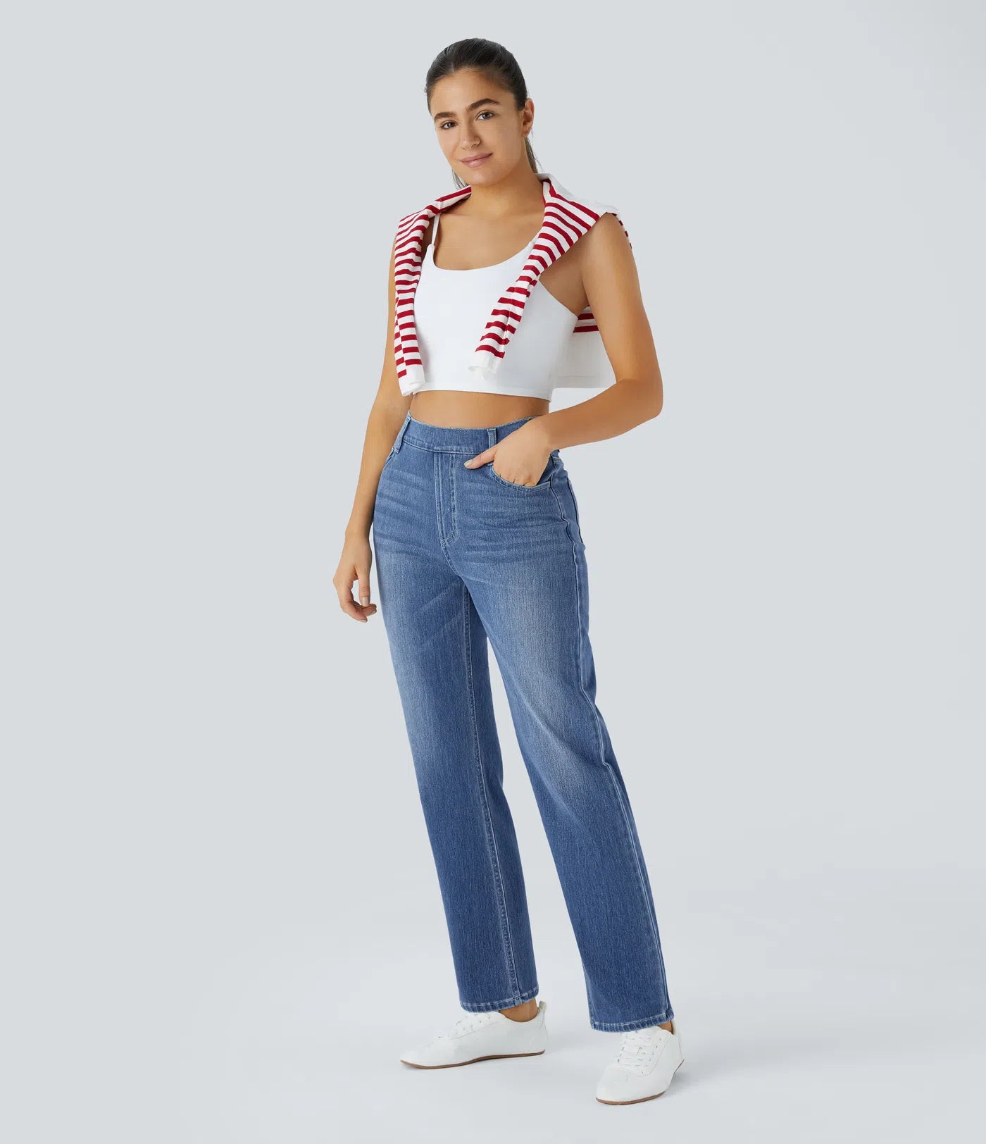 Nellie's| High-Waist Slim Jeans