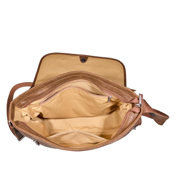 Nellie's| Vintage Classic - Leather Book Bag