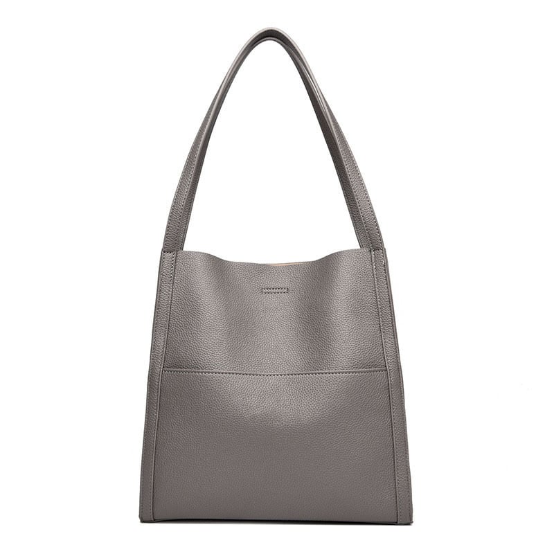 Simple Leather Shoulder Bag