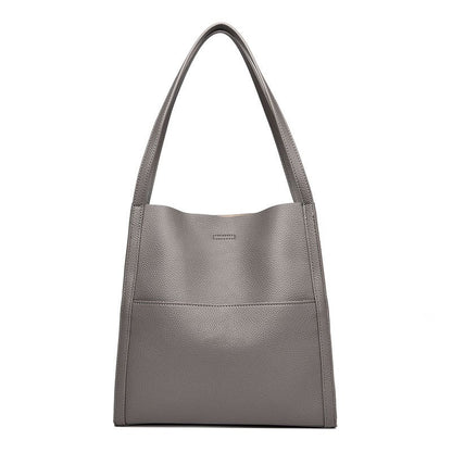 Simple Leather Shoulder Bag