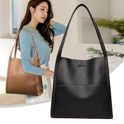 Simple Leather Shoulder Bag