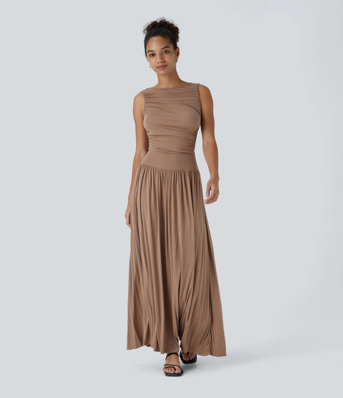 Nellie's| Maxi Dress with Ruffles and Pockets