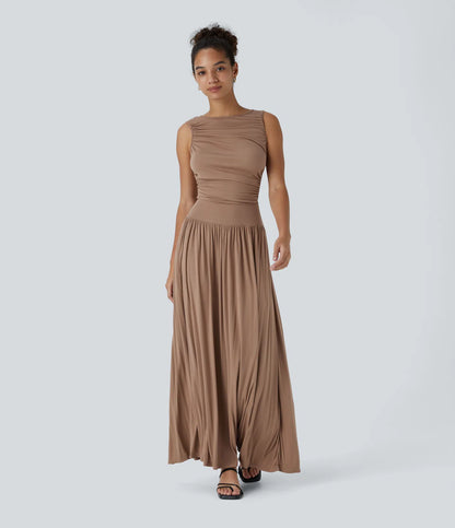 Nellie's| Maxi Dress with Ruffles and Pockets