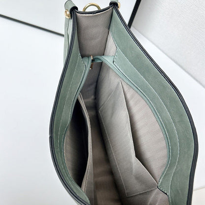 Nellie's| Leather Shoulder Bag with Colorful Strap